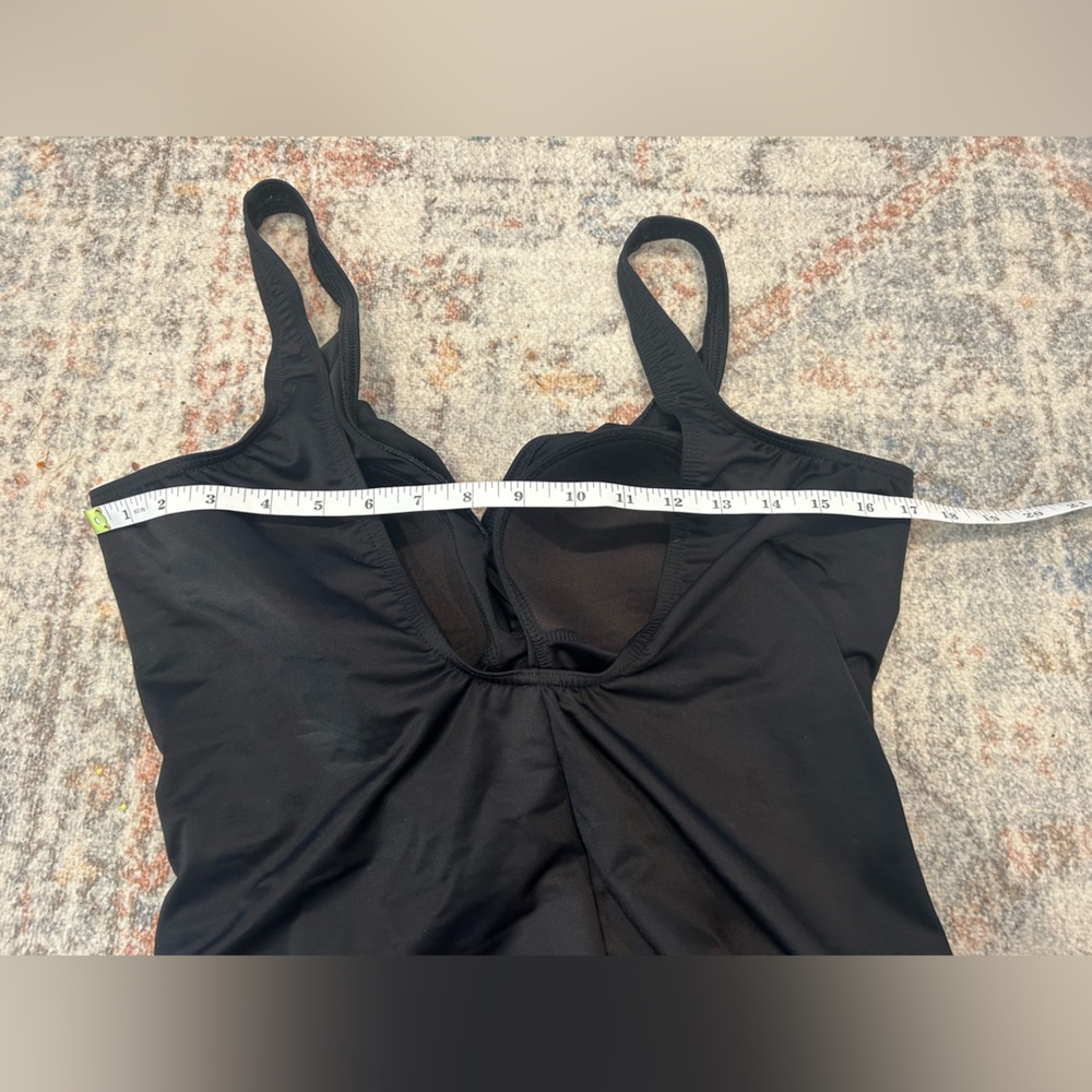 Miraclesuit Must Haves Oceanus One Piece Swimsuit Black Sz 14** Slimming Shaping - Picture 7 of 9